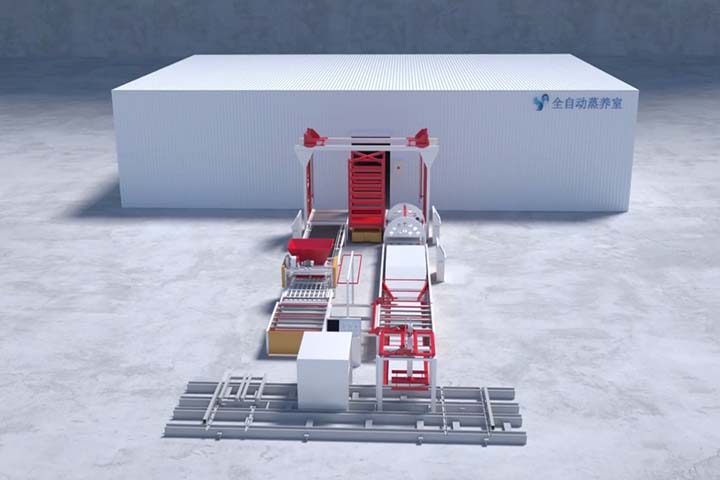 全自動(dòng)蒸養(yǎng)室三維動(dòng)畫(huà)